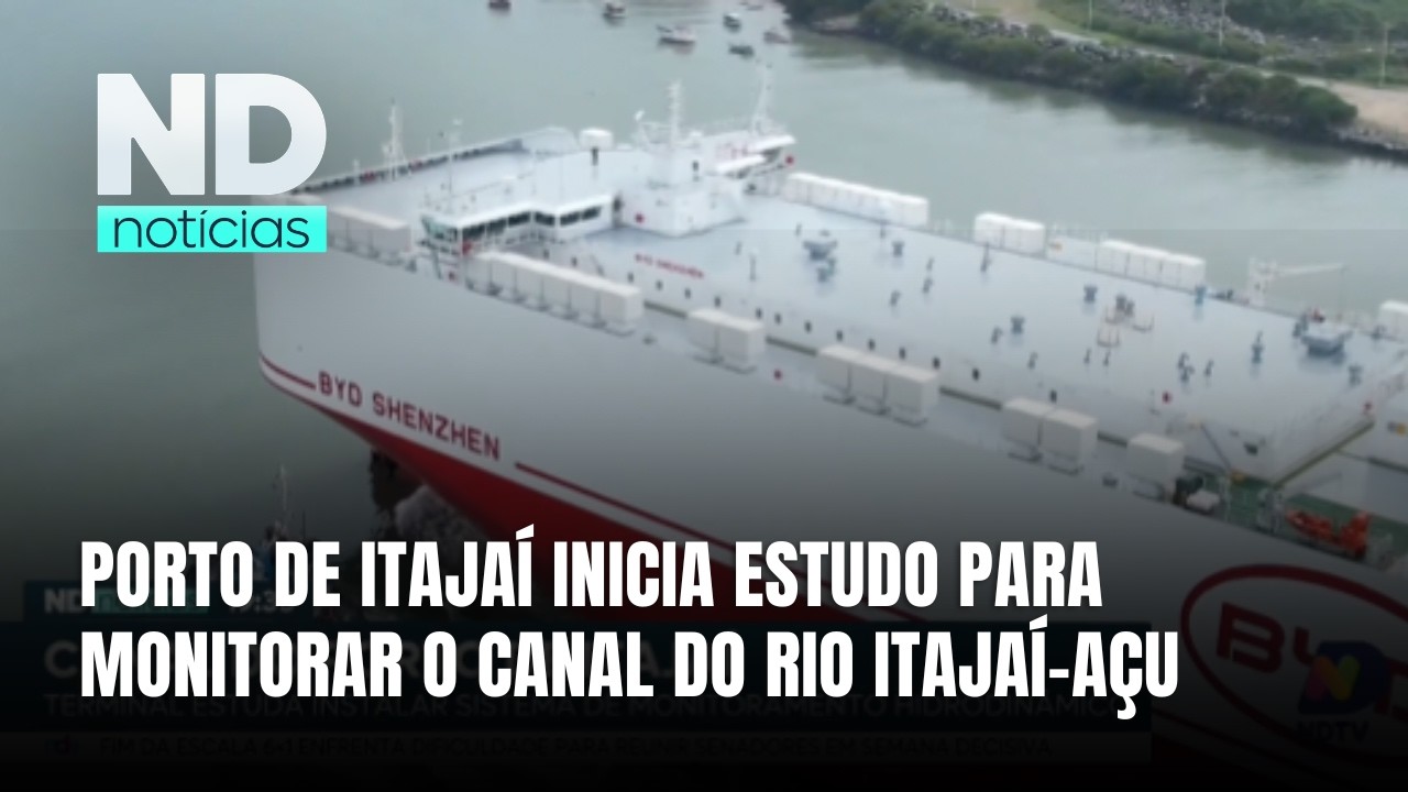 Canal do Rio Itajaí-Açu será avaliado para novo sistema de monitoramento