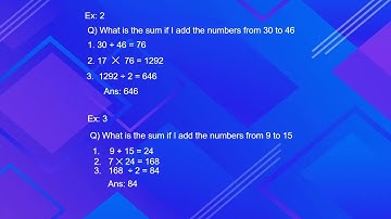 Math shortcut 1 - adding consecutive numbers