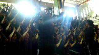 Seniors Bench Cheering 09 (LSA) The Wave