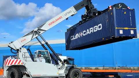 Henley Konecranes Reach Stacker Doyle Shipping Dublin