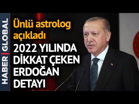 Ünlü Astrolog Canlı Yayında Açıkladı! 2022 Yılında Dikkat Çeken Erdoğan Detayı