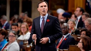 Morneau delivers his fall economic update
