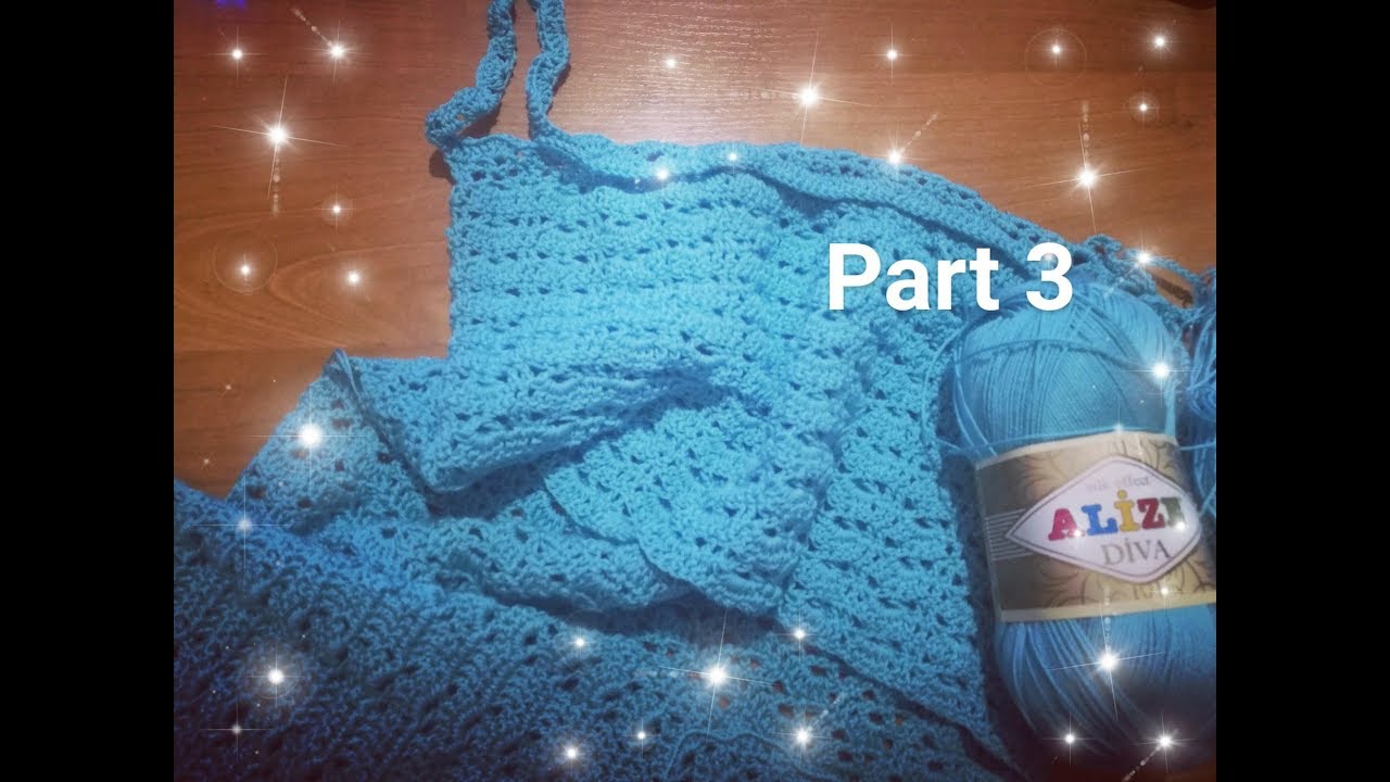 Sukienka hiszpanka na szydełku Part 3 crochet spain dress for woman