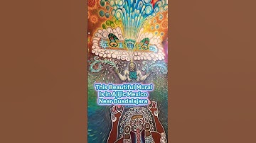 Stunning Mexican Mural | The Goddess of Lake Chapala 🎨✨