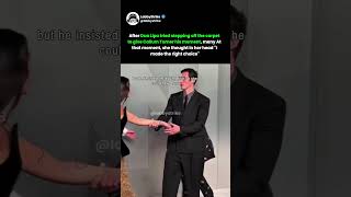 Dua Lipa Steps Off The Carpet To Let Callum Turner Have His Moment dualipa
