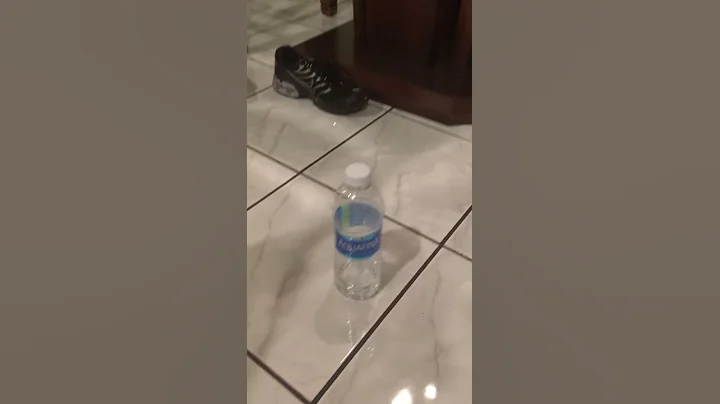 Bottle flip on the first try