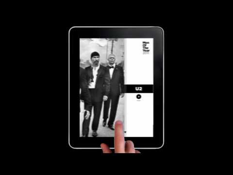 British GQ Men Of The Year iPad trailer