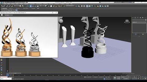 3DsMax Tutorials, Learn 3D Modeling Trophies from Scratch in 3dsmax ( Part 2)