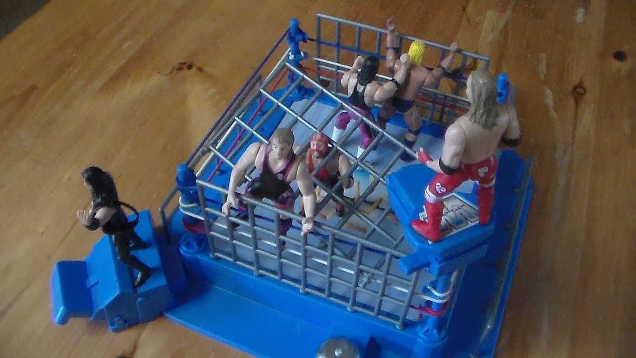 Jakks Pacific WWF WRESTLEMANIA TOY RING PLAY SET FUN! YouTube