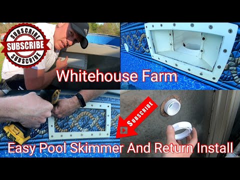 Complete How To Install A Pool Skimmer And Return💦