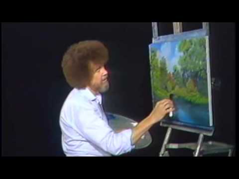 Bob Ross Autumn Stream Clip With Happy Accidents Youtube