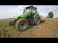 Deutz Agrotron 120 et Discopak - Franche-Comté - vidéo 4K -