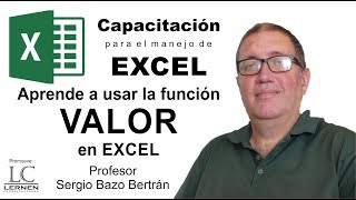 Aprende a usar la función VALOR en EXCEL