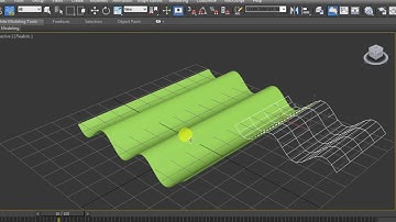 how to creat waves and animate with 3ds max