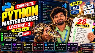 Python Tutorial in Odia | Chapter 2: Variables, Data Types & Type Casting