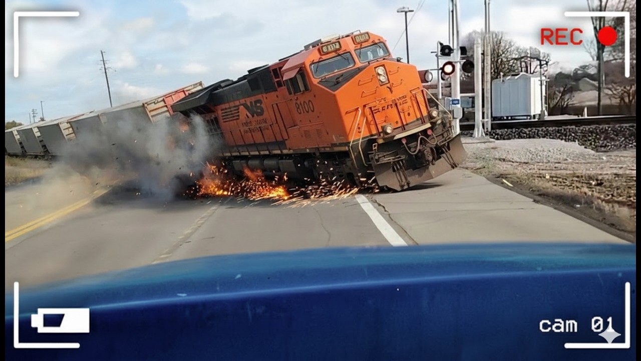 Unbelievable Train Moments Caught on Camera