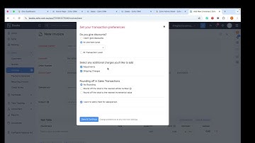 How to customise Zoho Books invoice template and edit your Organisation profile