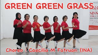 Green Green Grass Line Dance // Choreo by Caecilia M Fatruan (INA)