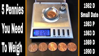 5 Modern Pennies You Need To Weigh Up  Copper or Zinc?