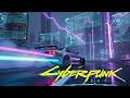 Enter District Zero  Cyberpunk 2077 ambient music on a wet night
