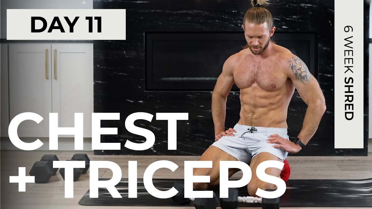 Chest And Tricep Workout With Dumbbells