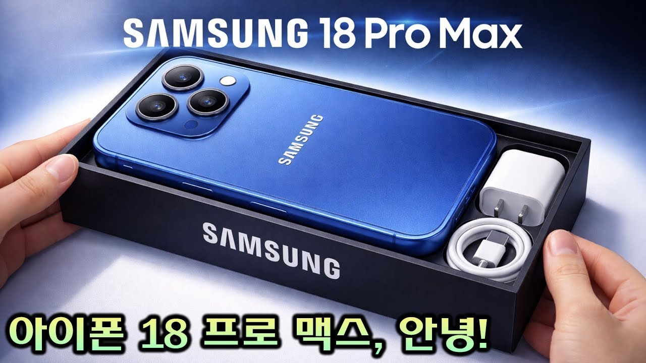 애플 충격: 삼성, 아이폰 킬러 갤럭시 S18 프로 맥스 출시