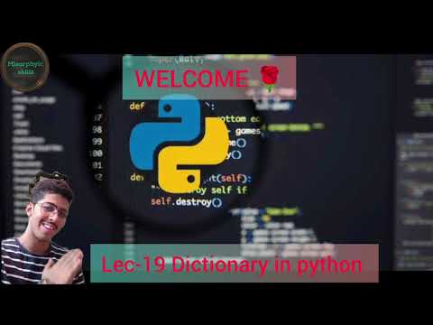 Python for beginners|| lec-19,30 days of python basics #python