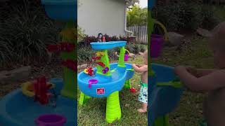 Water table hack if you are also tired of constantly pouring water #watertable #steptwowatertable