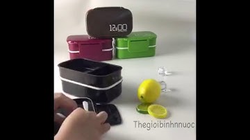 Hộp đựng cơm Bento - Hộp cơm bento 2 tầng - Thế Giới Binh Nước