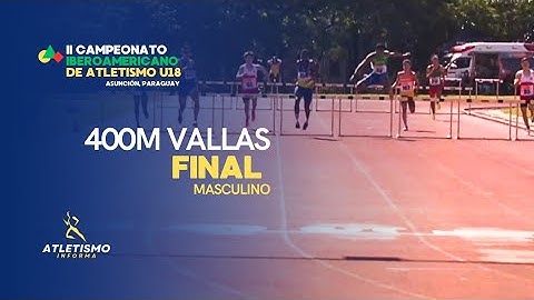 400m vallas Final masculino - Campeonato Iberoamericano de Atletismo U18, Paraguay