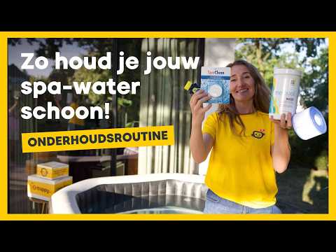 Zo houd je jouw spa-water schoon!