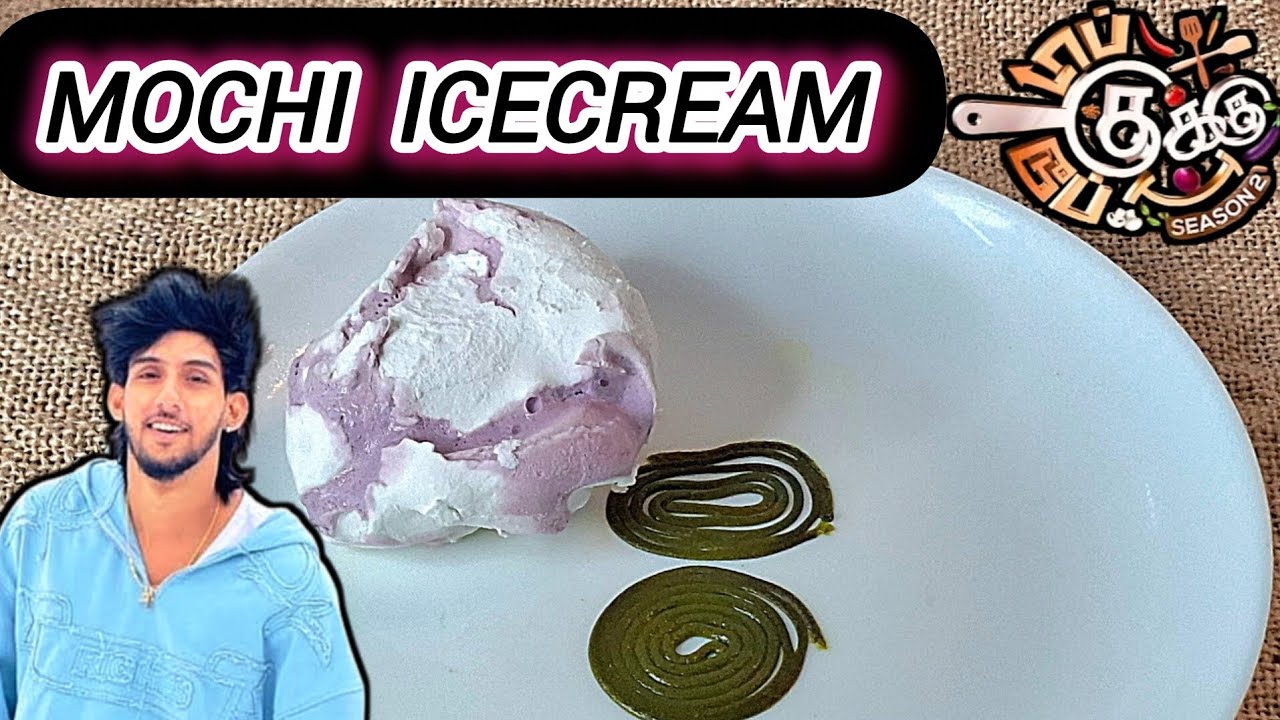 MOCHI ICECREAM WITH MATCHA SPAGHETTI • TOP COOKU DUPE COOKU 2 VAHEESAN'S RECIPE • TCDC 2 RECIPES