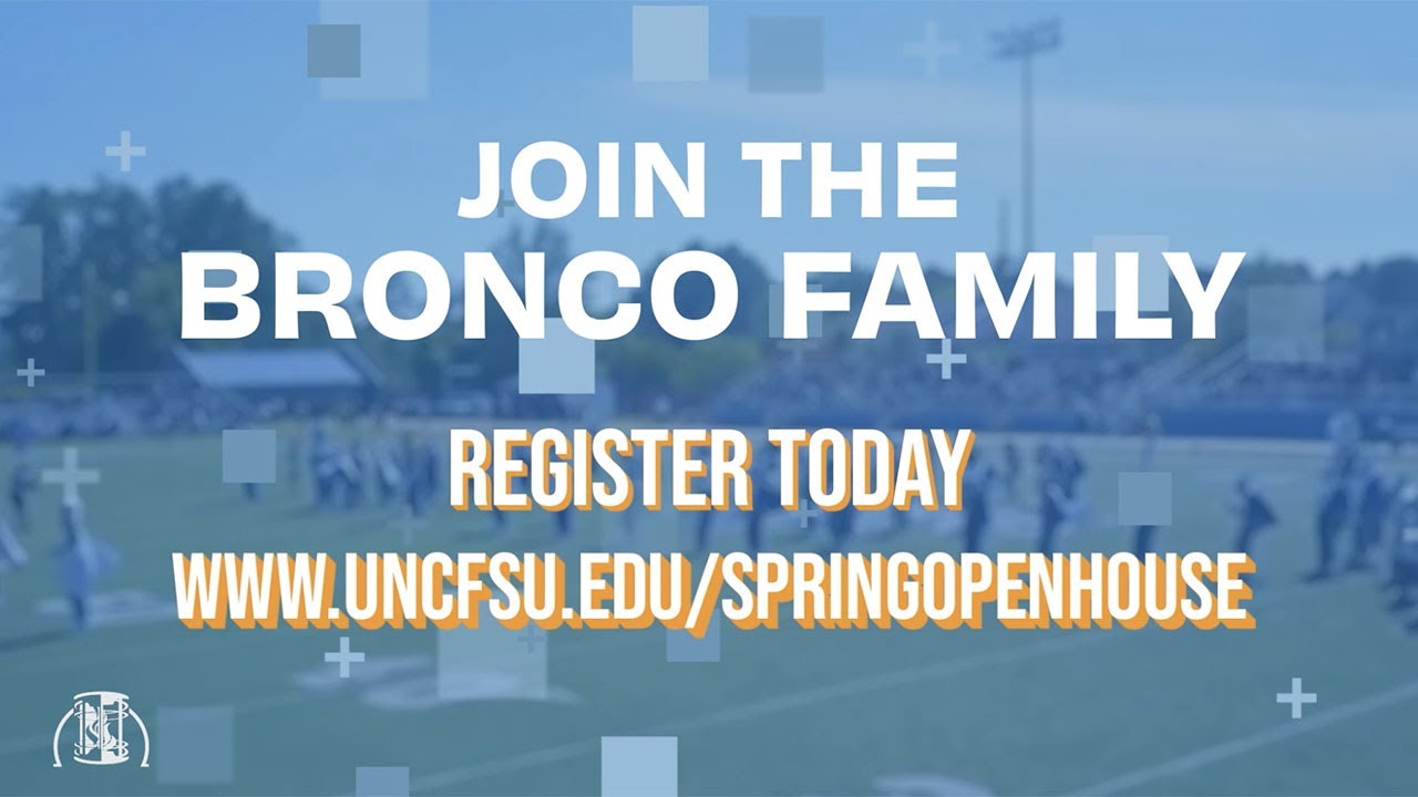 Fayetteville State University's Spring Open House is Saturday, March 26, 2022, from 1-4pm