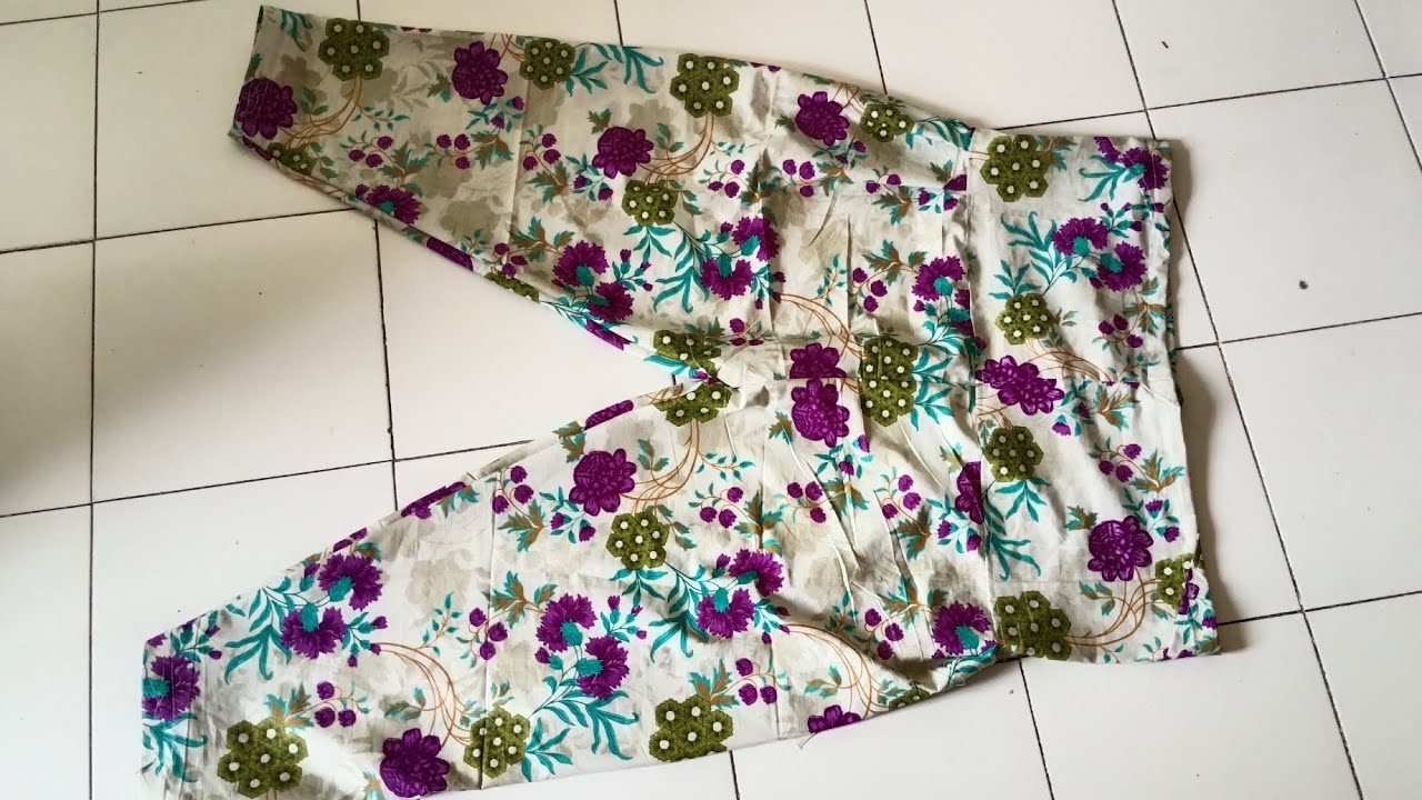 Part-2 Sirf 2 Mitar Kapde me Simple Salwar Stitching/ Simple Salwar.