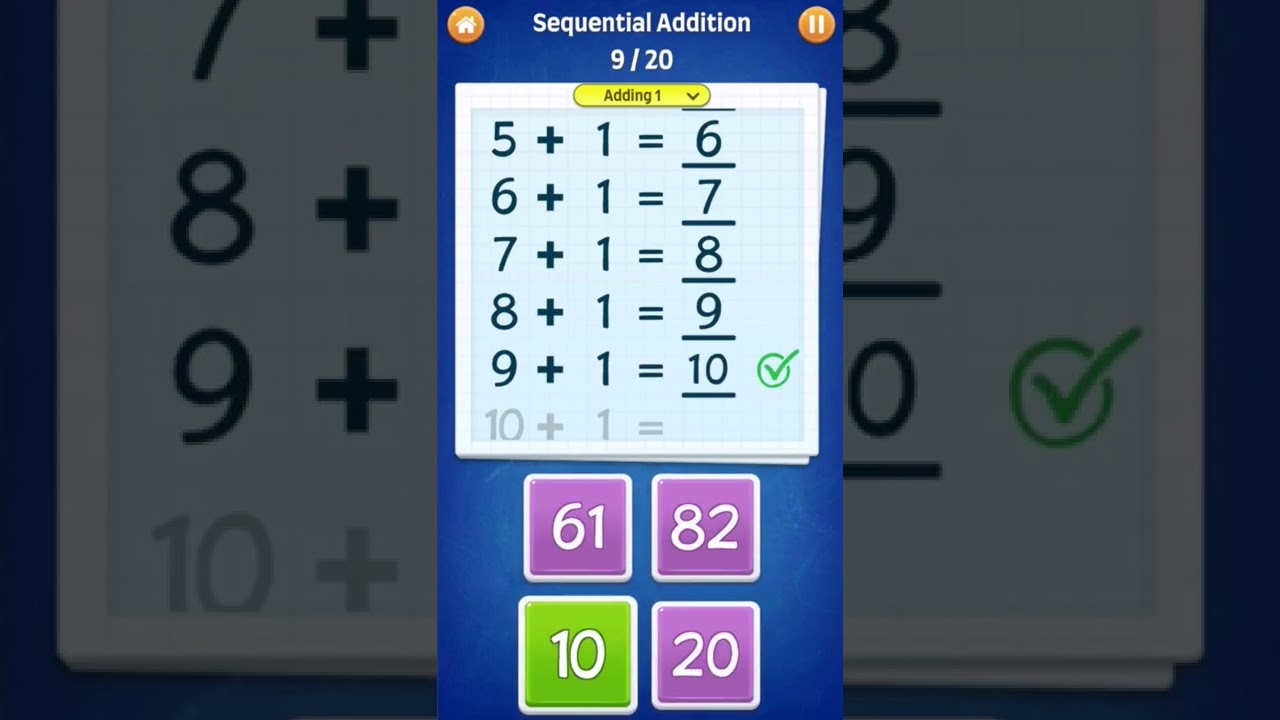 Math Games for Kids to Learn Addition 02 (Sequential) 