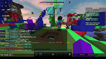 beating up a black plus 10kdr (hypixel lvl 250 and above) as a lvl 60