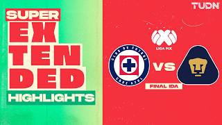 Cruz Azul vs Pumas | SUPER EXTENDED HIGHLIGHTS - Liga MX - Final - First Leg Clausura 2026 | TUDN