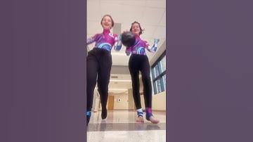 We’re pretty girls  @Kat-Richards #competition #colorguard