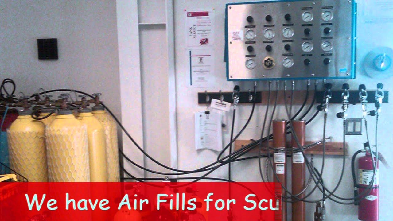 Scuba Dive Store with Dive Equipment, Air Tank Fills, and Scuba Dive