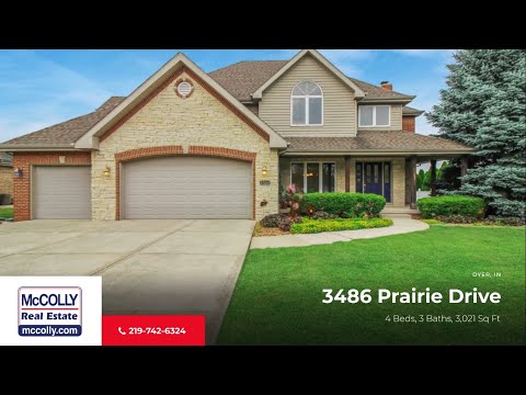 3486 Prairie Drive, Dyer, IN home video tour