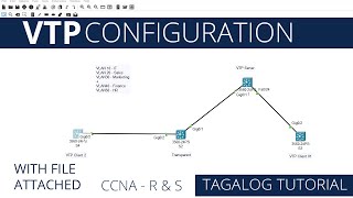 VTP Step by Step Configuration Tagalog Tutorial