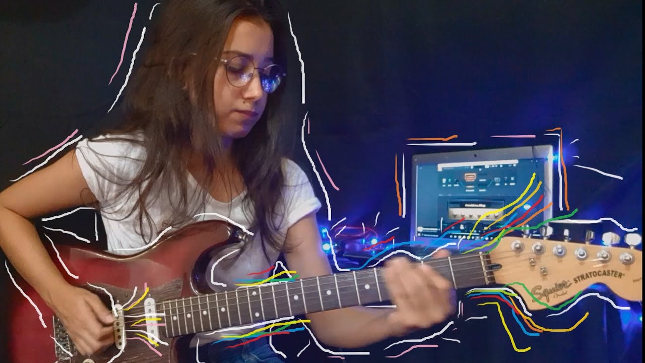 Dua Lipa - Don't Start Now (guitar solo by Carol Silcs) 
