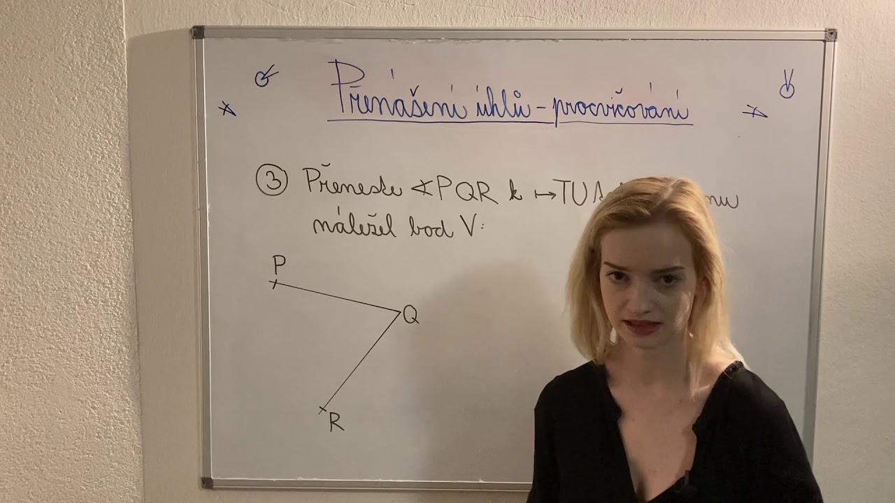 Přenášení úhlů - procvičování