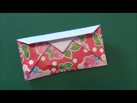 おさいふ 使える折り紙 Wallet Origami Youtube