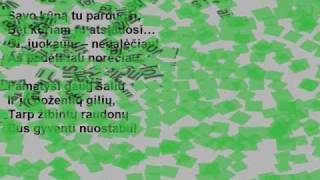 Video thumbnail of "Gezai - nekaltybe (with lyric)"