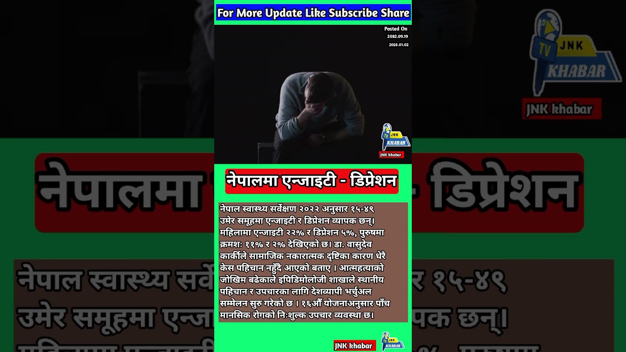 Nepal: A Paradise Lost to Rising Anxiety & Depression