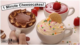 1 Minute CHEESECAKES | Treats for ONE to Satisfy Any Craving