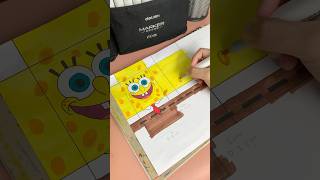 ⭐️Spongebob Paper squishy #howtomake #cute #papersquishy #spongebob #diy #handmade #papercraft