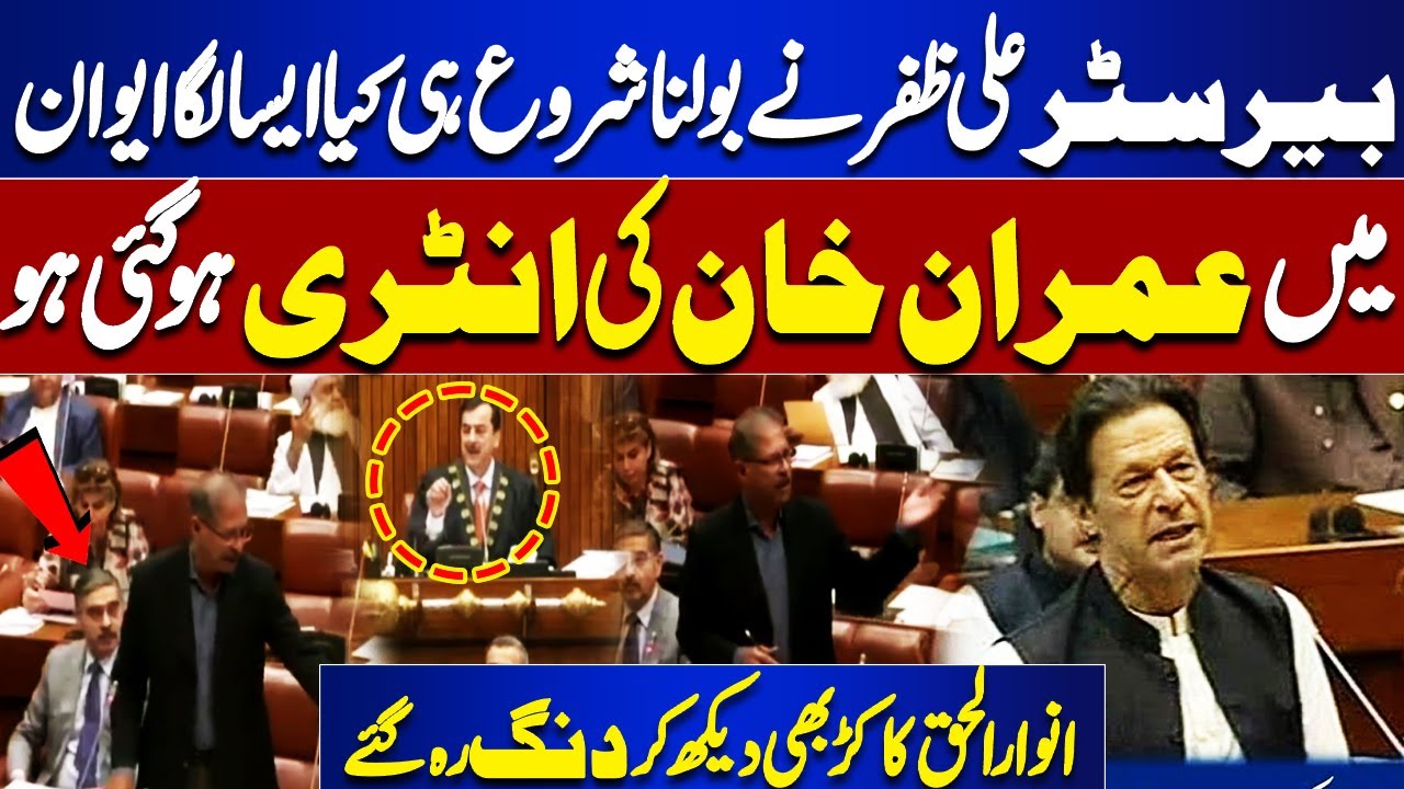 Imran Khan’s Presence Felt in the House as Barrister  Ali Zafar Speaks! | Anwarul Haq Kakar Stunned