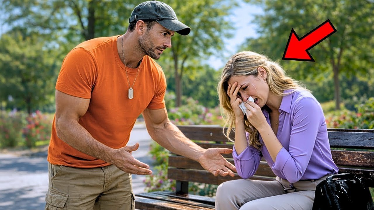 Pai solteiro ajuda uma mulher chorando na rua—Ele mal sabia que ela era a juíza que mudaria sua vida